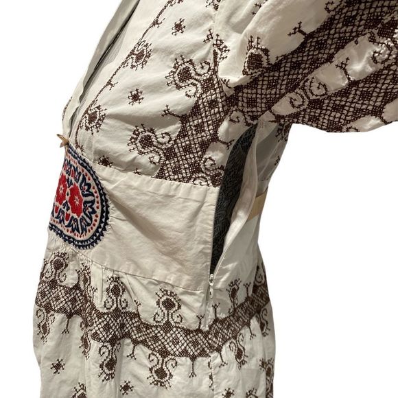 Old Molly 360 Embroidered Tunic Dress | 3/4 Sleeves | Size 1 - Picture 7 of 8